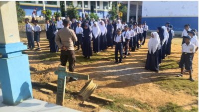 Wujudkan Situasi yang Kondusif, Polisi di Buton Kunjungi Sekolah