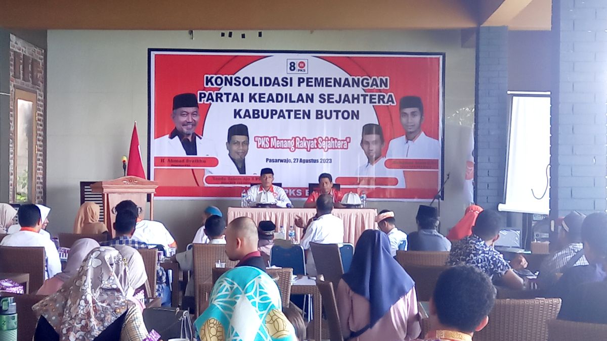 Target Lima Kursi DPRD dan Bupati, PKS Buton Gelar Rapat Konsolidasi Pemenangan