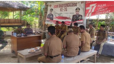 Polsek Sampuabalo bersama TNI Sosialisasi Pelarangan Joged