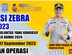 Operasi Zebra Anoa 2023 Bakal Digelar, Berikut Sasarannya