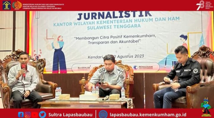 Humas Lapas Baubau Ikuti Pelatihan Jurnalistik
