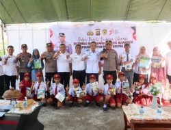 Tingkatkan Budaya Literasi, Polres Buton Salurkan 300 Buku