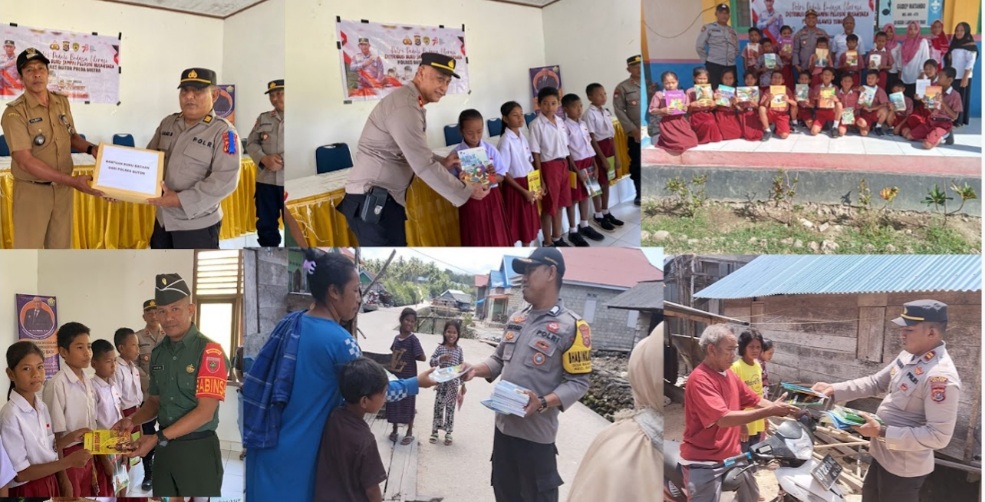 Tingkatkan Budaya Literasi, Polres Buton Salurkan 300 Buku Tingkatkan Budaya Literasi, Polres Buton Salurkan 300 Buku