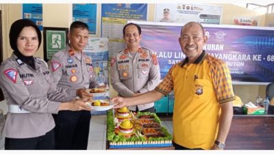 Peringati HUT Lalu Lintas 2023, Kapolres Gelar Syukuran