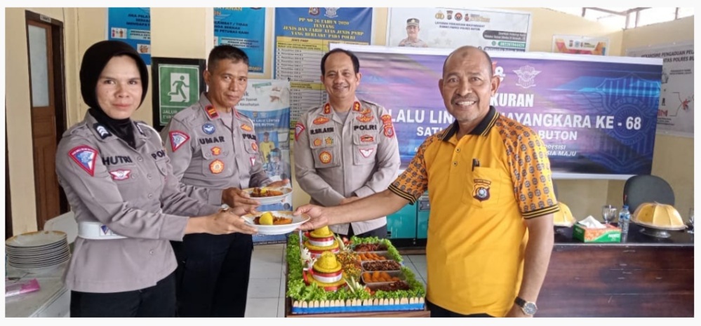 Peringati HUT Lalu Lintas 2023, Kapolres Gelar Syukuran