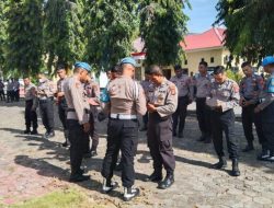 Anggota Polres Buton Jalani Pemeriksaan Gaktibplin