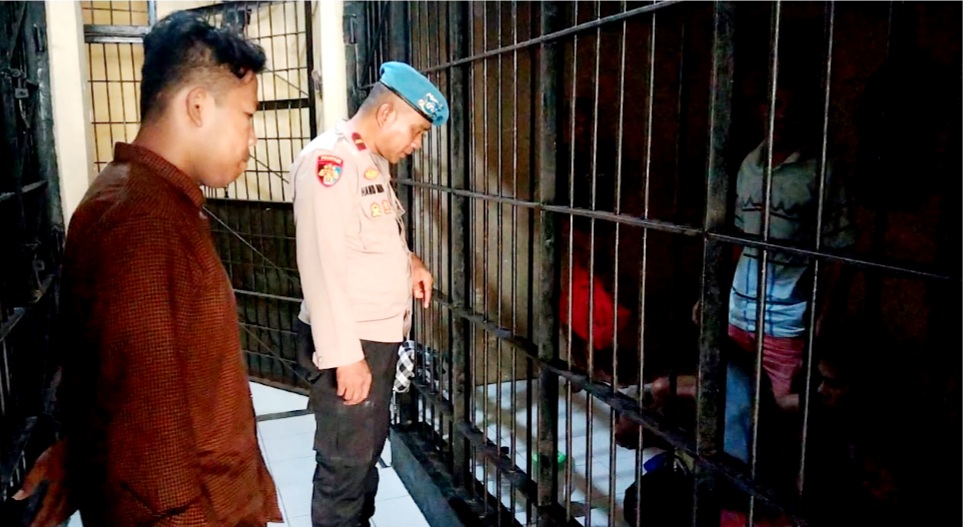 Kasi Propam Sidak Rutan Polres Buton.