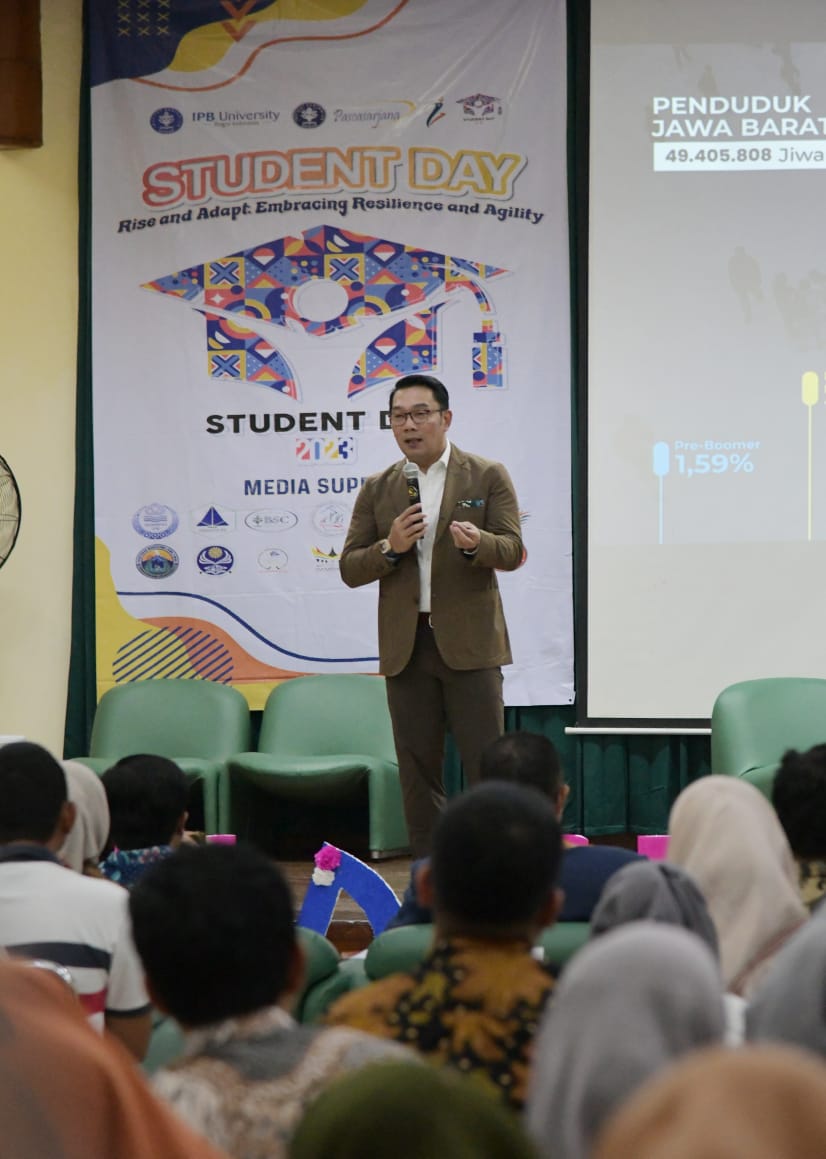 Datangi Kampus IPB, Ridwan Kamil: Jadilah Bagian Succes Story Indonesia Emas 2045
