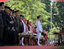 Momen Gubernur Ridwan Kamil Jadi Inspektur Upacara HUT RI Terakhir Kali