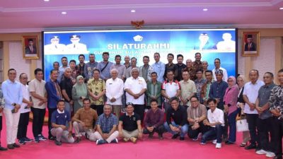Gubernur Sultra Silaturahmi dengan Insan Pers