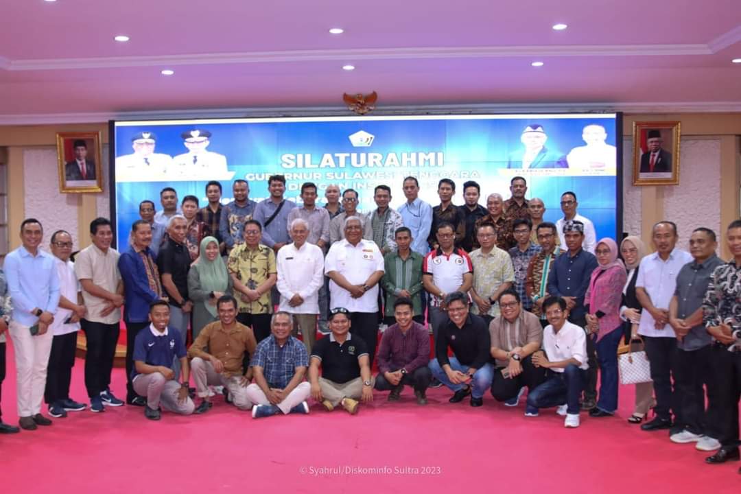 Gubernur Sultra Silaturahmi dengan Insan Pers