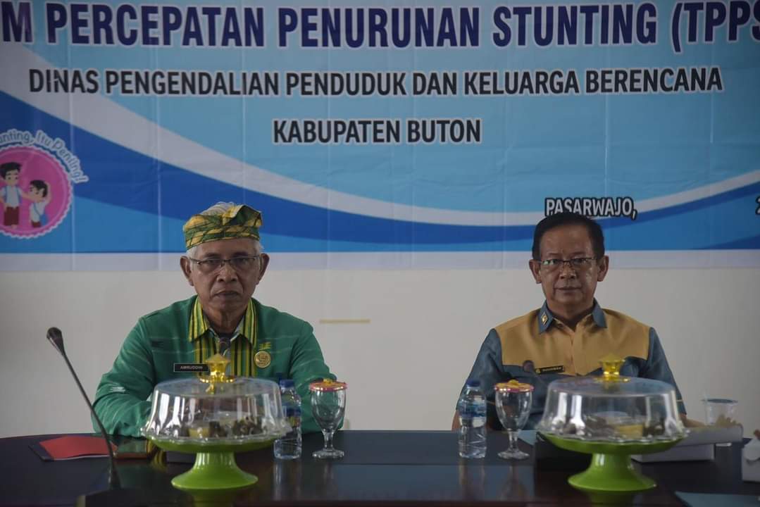 Tim Percepatan Penurunan Stunting Buton Lakukan Rapat Pelaporan