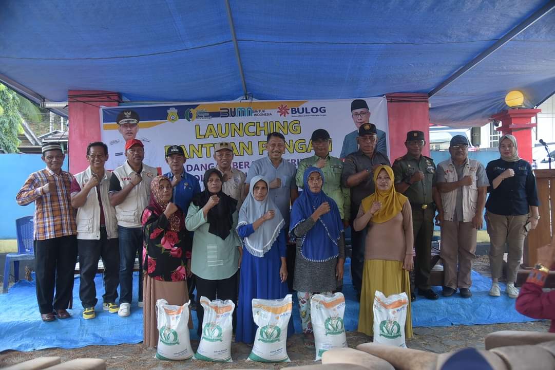 Stabilkan Harga, Pj Bupati Buton Lounching Bantuan Cadangan Pangan Beras