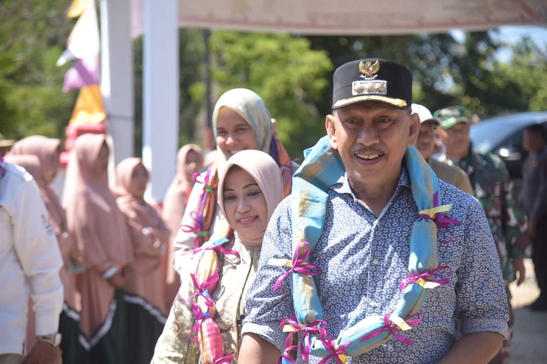 Kunjungi Siotapina, Pj. Bupati Buton Lounching Cadangan Pangan Beras
