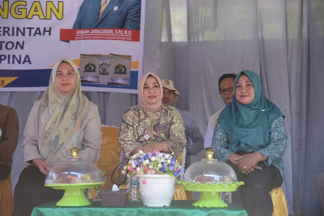 Kunjungi Siotapina, Pj. Bupati Buton Lounching Cadangan Pangan Beras