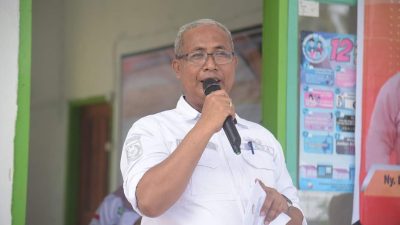 Sekda Buton Buka Pemberian Makanan Tambahan Anak di Lokus Stunting Desa Wolowa