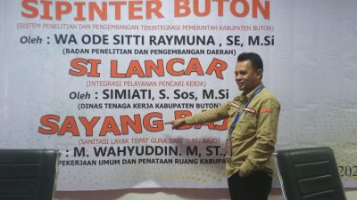 Kadis PU Buton Garap Program "Sayang Bajo"