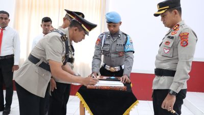 Mutasi Polres Buton Bergulir, Jabatan 3 Pejabat Berganti