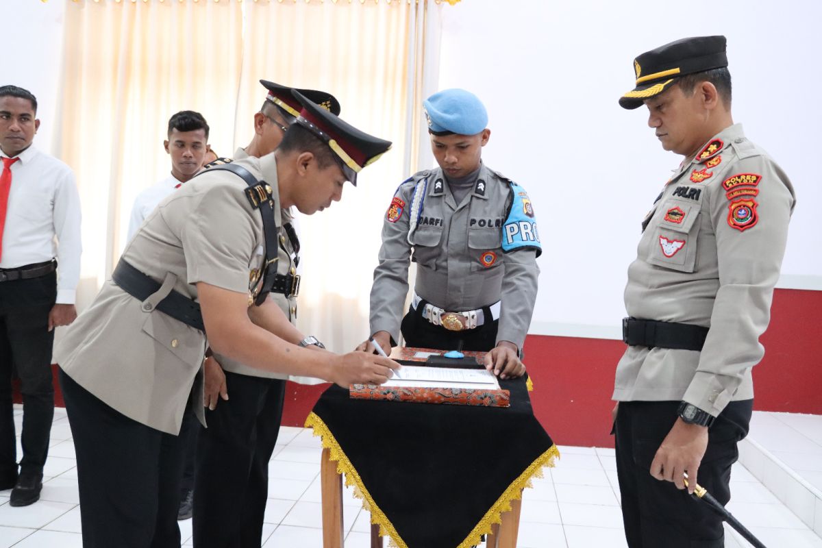 Mutasi Polres Buton Bergulir, Jabatan 3 Pejabat Berganti