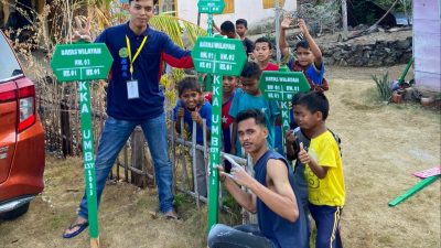 Mahasiswa KKA UM Buton Sukses Tata batas RT/RW Kelurahan Labalawa