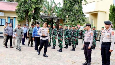 Pam Pemilu Polres Buton Gelar Pasukan Operasi Mantab Brata