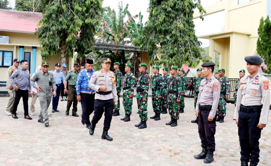 Pam Pemilu Polres Buton Gelar Pasukan Operasi Mantab Brata