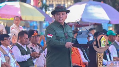 Pj Gubernur Sultra Pimpin Apel Siaga Bulan PRB