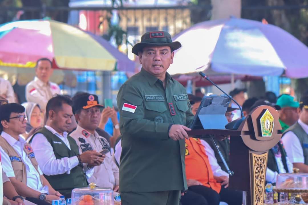 Pj Gubernur Sultra Pimpin Apel Siaga Bulan PRB