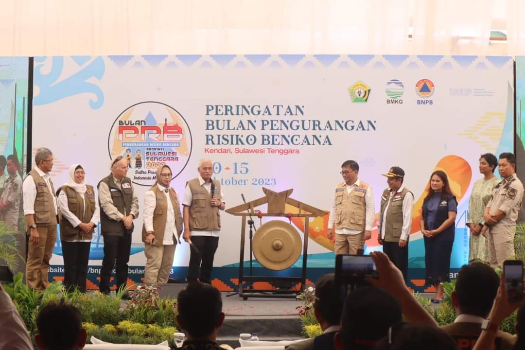 Sekda Sultra Buka Pameran Kebencanaan Bulan PRB tahun 2023