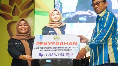 Pemkot Baubau Terima Penyerahan Aset PSU Sebesar Rp 1,9 M
