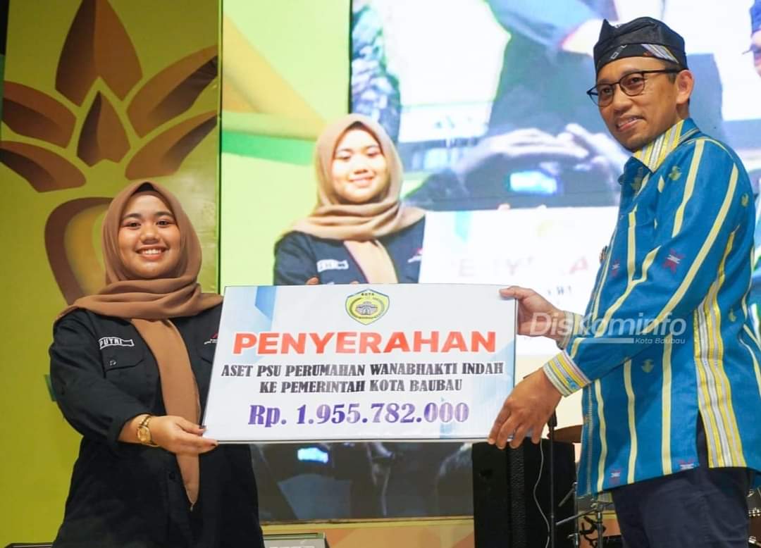 Pemkot Baubau Terima Penyerahan Aset PSU Sebesar Rp 1,9 M