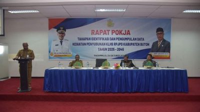 Pemkab Buton Gelar Rapat Pokja Tahapan Identifikasi dan Pengumpulan Data Penyusunan KLHS
