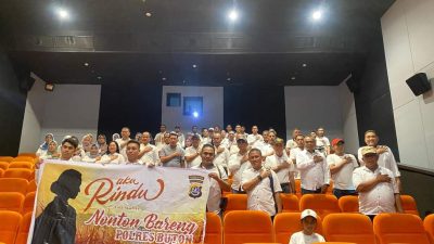 Pj. Bupati Buton dan Kapolres Nobar Film "Aku Rindu"