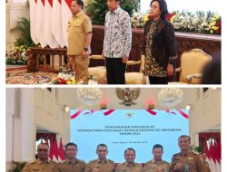 Pj. Gubernur Sultra Bersama Kapala Daerah Se – Indonesia Terima Arahan Presiden RI