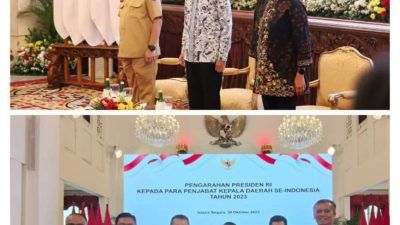 Pj. Gubernur Sultra Bersama Kapala Daerah Se - Indonesia Terima Arahan Presiden RI