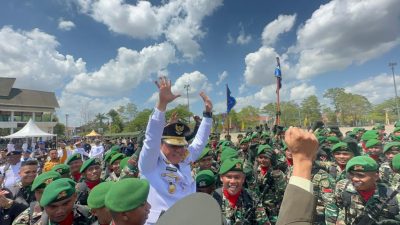 Peringati HUT ke-76 TNI, Pj. Gubernur Sultra Perkuat Kerja Sama dengan TNI Hadapi Pemilu