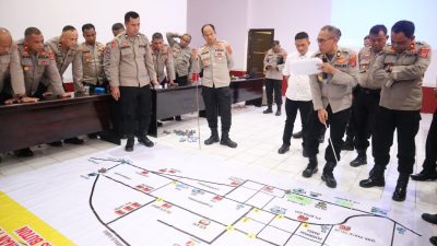 Polres Buton Gelar Tactical Floor Game untuk Kesiapan Pemilu 2024