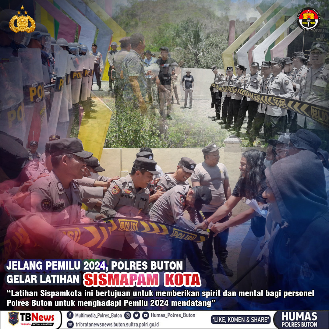 Polres Buton Gelar Sispamkota