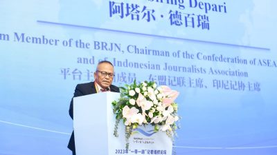 Atal S Depari Bicara di Forum Belt and Road Journalists Forum 2023 di Beijing