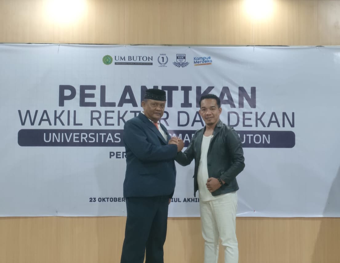 Dewan Penasehat DPC KAI Buton, dilantik jadi dekan UMB