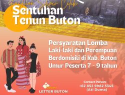 Ramaikan! Lomba Fashion Show Cilik Sentuhan Tenun Buton