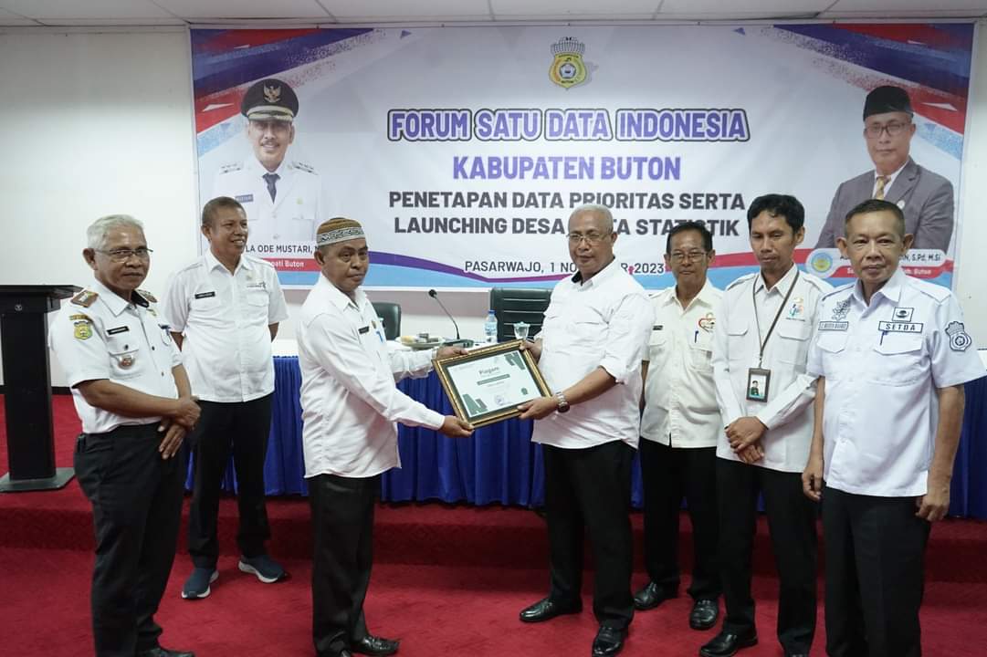Pemkab Buton Gelar Forum Satu Data Indonesia dan Launching Desa Cinta Statistik