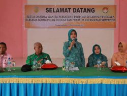 Pj. Ketua TP PKK Sultra Kunker di Buton