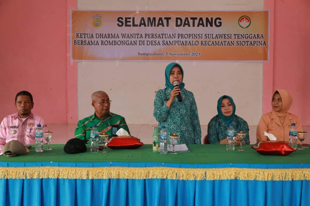 Pj. Ketua TP PKK Sultra Kunker di Buton