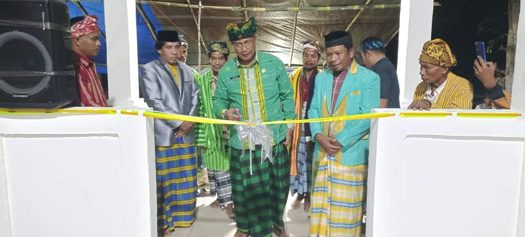 Sekda Resmikan Galampa Tanah Siotapina