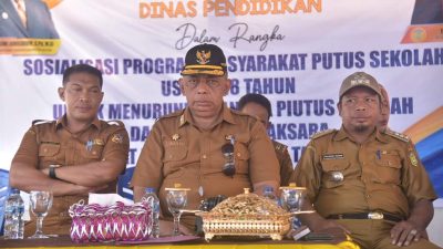 Turunkan Angka Putus Sekolah dan berantas Buta Aksara Pemkab Buton Gelar Sosialisasi