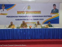 Pemkab Buton Gelar Rakor Percepatan Penghapusan Kemiskinan Ekstrem
