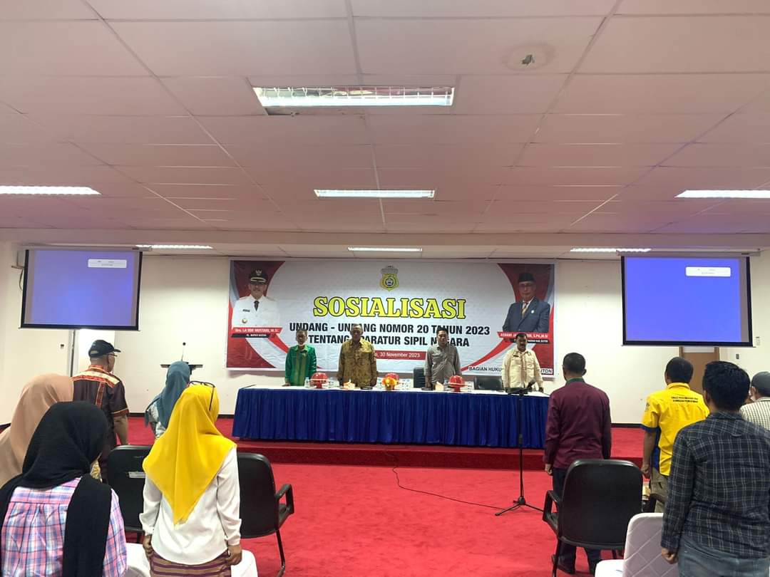 Pemkab Buton Sosialisasikan UU ASN No 20