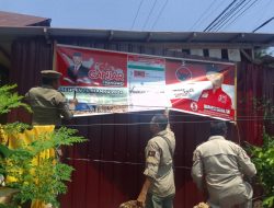 Belum Masuk Masa Kampanye, Bawaslu Buton Copot Ratusan APK Caleg