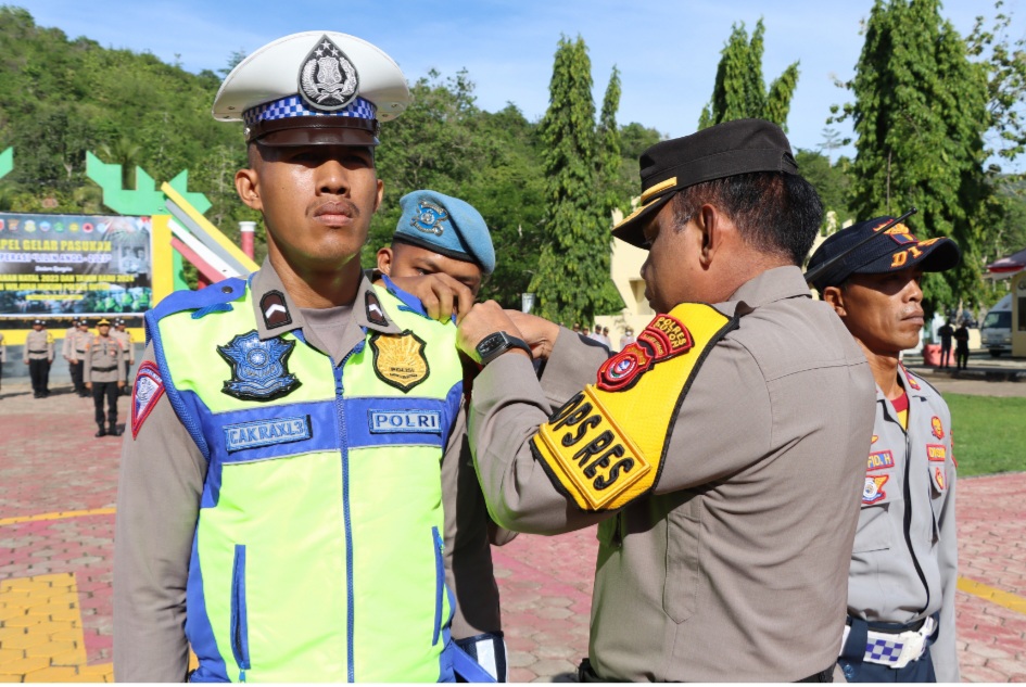 Nataru, Polres Buton Gelar Pasukan Operasi Lilin